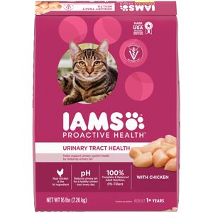 Iams ProActive Health Chicken Adult Urinary Tract Healthy Dry Cat Food, 16 lbs.