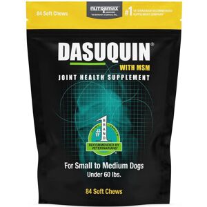 NUTRAMAX DASUQUIN Joint Health Supplement for Small to Medium Dogs, Count of 84, 6.25 IN