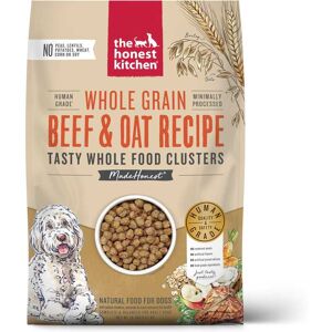 The Honest Kitchen Whole Food Clusters Whole Grain Beef & Oat Dry Dog Food, 20 lbs.