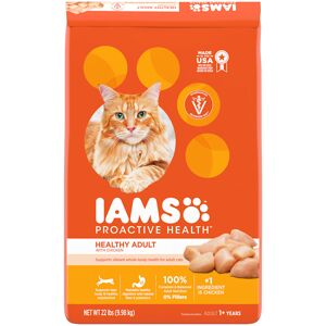 Iams ProActive Health with Chicken Adult Dry Cat Food, 22 lbs.