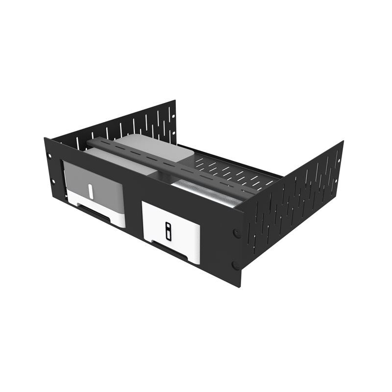 Penn Elcom 3U Vented Rack Shelf & Magnetic Faceplate For 1 x Connect Amp & 1 x Sonos Connect R1498/3UK-S12090