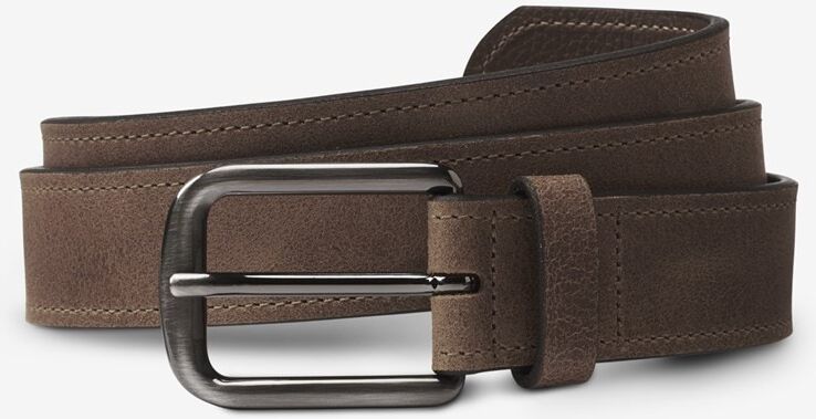 Allen Edmonds Atlantic Street Casual Belt in Coffee Brown, size 42