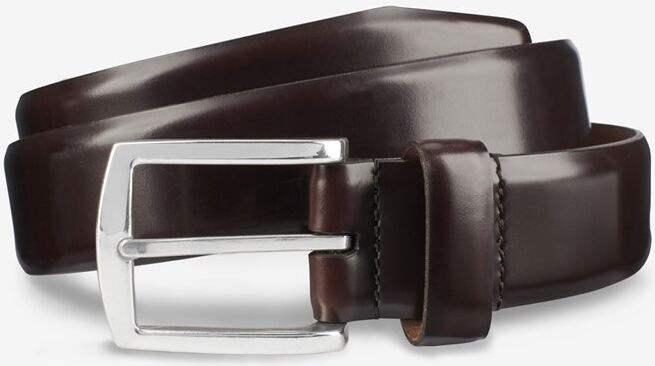 Allen Edmonds Midland Avenue Dress Belt in Mahogany, size 36