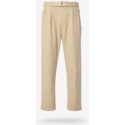 Allen Edmonds Officine Generale Pleated Chino in Tan, size 32, Cotton/Elastane Allen Edmonds Officine Generale Pleated Chino in Tan, size 32, Cotton/Elastane