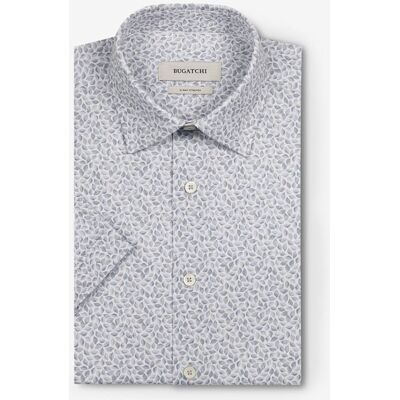 Allen Edmonds Bugatchi Miles OoohCotton Shirt in Grey, size Large Allen Edmonds Bugatchi Miles OoohCotton Shirt in Grey, size Large