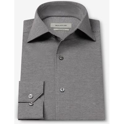Allen Edmonds Bugatchi Oohcotton Devon Long-sleeve Shirt in Black, size Small Allen Edmonds Bugatchi Oohcotton Devon Long-sleeve Shirt in Black, size Small