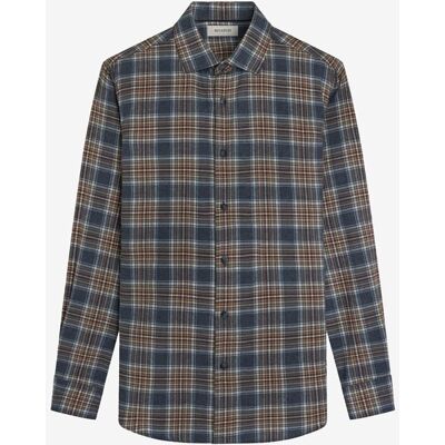 Allen Edmonds Bugatchi Axel Woven Long-sleeve Shirt in Slate, size Small, Cotton/Polyester Allen Edmonds Bugatchi Axel Woven Long-sleeve Shirt in Slate, size Small, Cotton/Polyester
