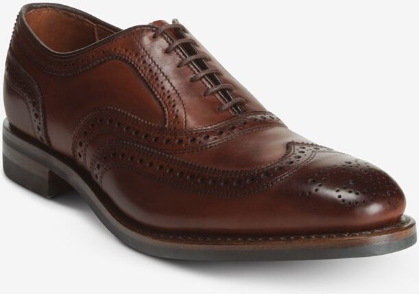 Allen Edmonds McAllister Wingtip Oxford Dress Shoe with Dainite Sole in Dark Chili Leather, size 15.0 A