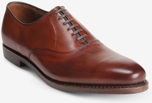 Allen Edmonds Carlyle Plain-toe Oxford Dress Shoe in Dark Chili Leather, size 14.0 D