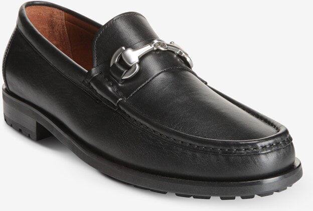 Allen Edmonds Arezzo Italian Loafer in Black Leather, size 11.0 3E