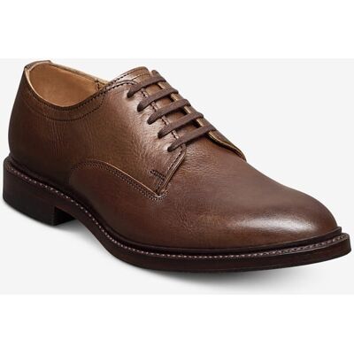 Allen Edmonds Trevor Plain-toe Derby Shoe in Brown Leather, size 11.5 3E Allen Edmonds Trevor Plain-toe Derby Shoe in Brown Leather, size 11.5 3E