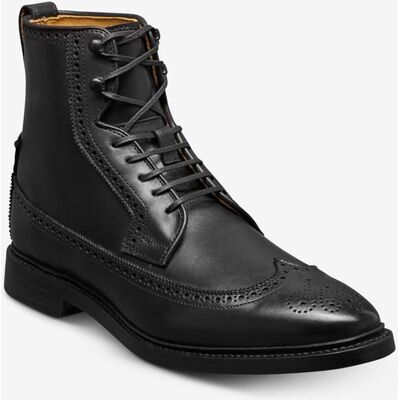 Allen Edmonds Maddox Reserve Wingtip Dress Boot Boots in Black Leather, size 11.5 E Allen Edmonds Maddox Reserve Wingtip Dress Boot Boots in Black Leather, size 11.5 E