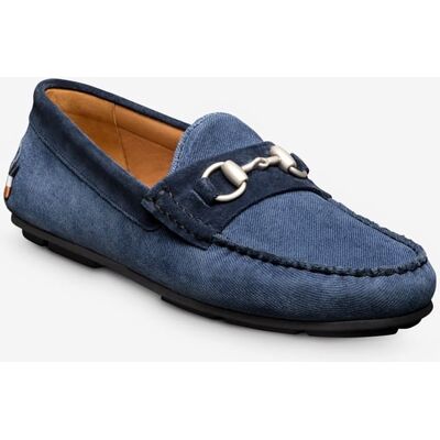 Allen Edmonds Sebastian Bit Driving Loafer in Navy Suede Mix, size 9.5 D, Leather/Rubber Allen Edmonds Sebastian Bit Driving Loafer in Navy Suede Mix, size 9.5 D, Leather/Rubber