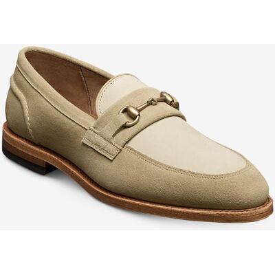 Allen Edmonds Randolph Bit Loafer in Bone Suede Mix, size 13.0 B, Leather Allen Edmonds Randolph Bit Loafer in Bone Suede Mix, size 13.0 B, Leather