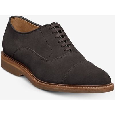 Allen Edmonds Park Avenue Verse Cap-toe Oxford Dress Shoe in Bitter Chocolate Suede, size 11.5 E, Leather/Rubber Allen Edmonds Park Avenue Verse Cap-toe Oxford Dress Shoe in Bitter Chocolate Suede, size 11.5 E, Leather/Rubber
