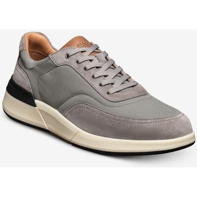 Allen Edmonds Gramercy Sport Sneaker in Light Grey Fabric & Suede, size 13.0 D, Leather/Rubber Allen Edmonds Gramercy Sport Sneaker in Light Grey Fabric & Suede, size 13.0 D, Leather/Rubber