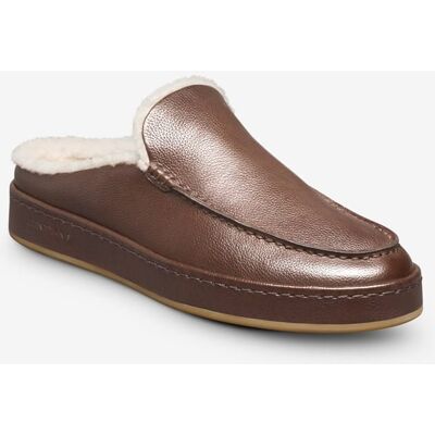 Allen Edmonds Bowen Slipper in Brown Leather, size 10.5 D Allen Edmonds Bowen Slipper in Brown Leather, size 10.5 D