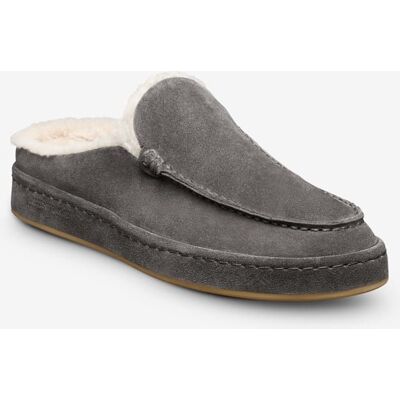 Allen Edmonds Bowen Slipper in Dark Grey Suede, size 9.0 D, Leather/Rubber Allen Edmonds Bowen Slipper in Dark Grey Suede, size 9.0 D, Leather/Rubber