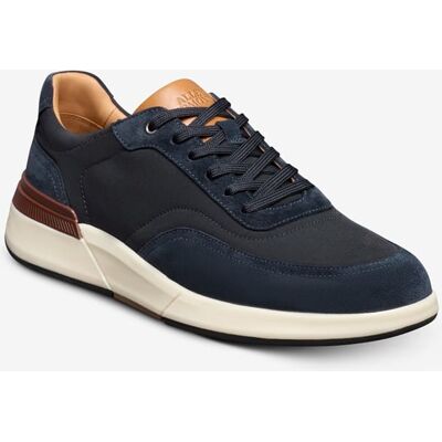 Allen Edmonds Gramercy Sport Sneaker in Navy Fabric & Suede, size 11.5 D, Leather/Rubber Allen Edmonds Gramercy Sport Sneaker in Navy Fabric & Suede, size 11.5 D, Leather/Rubber
