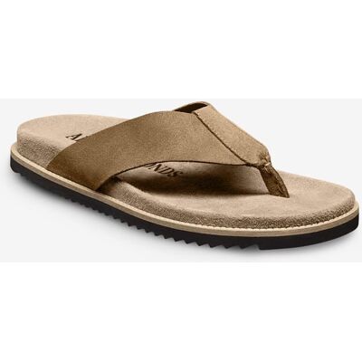 Allen Edmonds Sawgrass Sandal Sandals in Tobacco Suede, size 12.0 D, Leather/Rubber Allen Edmonds Sawgrass Sandal Sandals in Tobacco Suede, size 12.0 D, Leather/Rubber