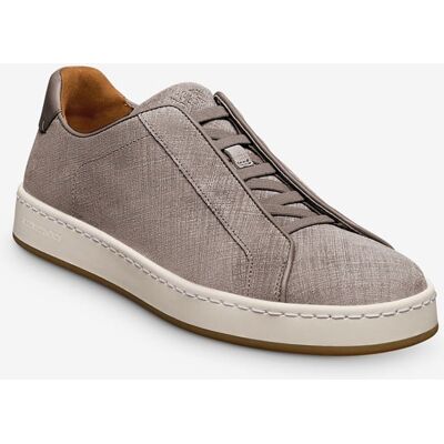 Allen Edmonds Banks Court Slip-on Stretch-lace Sneaker in Vapor Grey Suede, size 13.0 D, Leather/Rubber Allen Edmonds Banks Court Slip-on Stretch-lace Sneaker in Vapor Grey Suede, size 13.0 D, Leather/Rubber