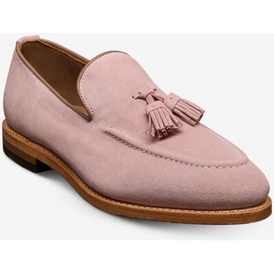 Allen Edmonds Randolph Tassel Loafer in Pink Suede, size 12.0 3E, Leather Allen Edmonds Randolph Tassel Loafer in Pink Suede, size 12.0 3E, Leather