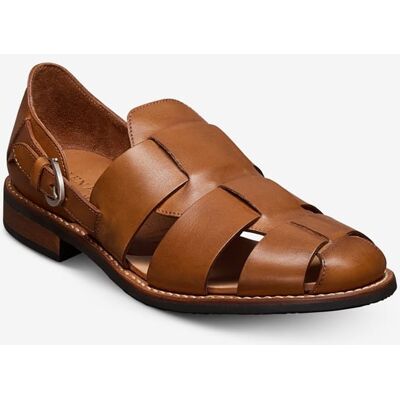 Allen Edmonds Ravello Fisherman Sandal Sandals in Cognac Leather, size 10.0 D Allen Edmonds Ravello Fisherman Sandal Sandals in Cognac Leather, size 10.0 D