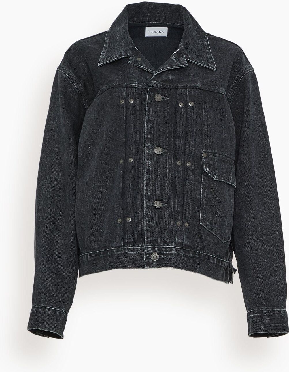 Tanaka New Classic Jean Jacket in Black Selvedge - Black - Size: M