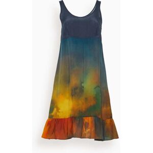 R13 Tank Slip Dress in Tie-Dye Print - Multi - Size: L