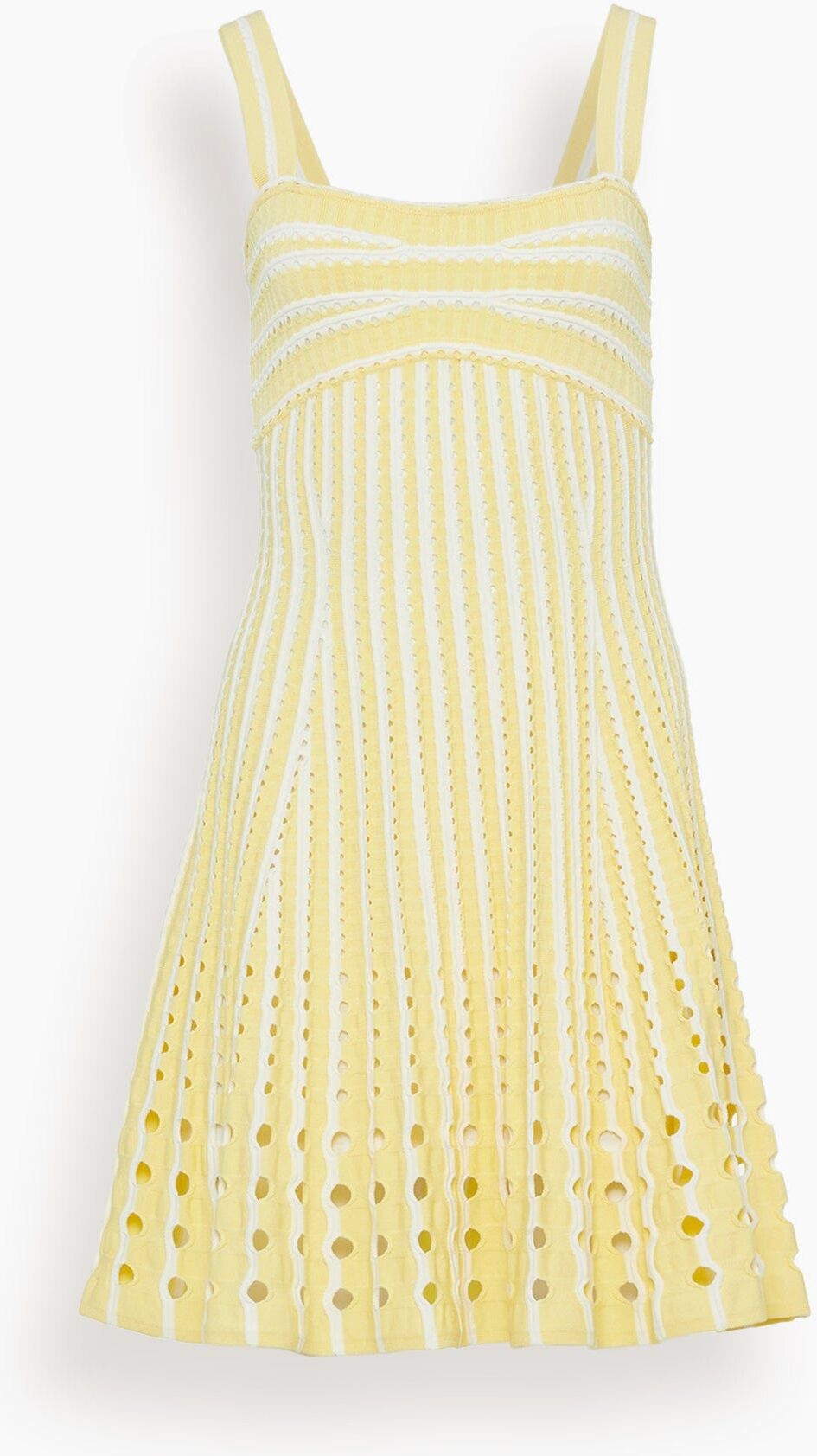 Simkhai Franklin Mini Dress in Sulfur Multi - Yellow - Size: XS