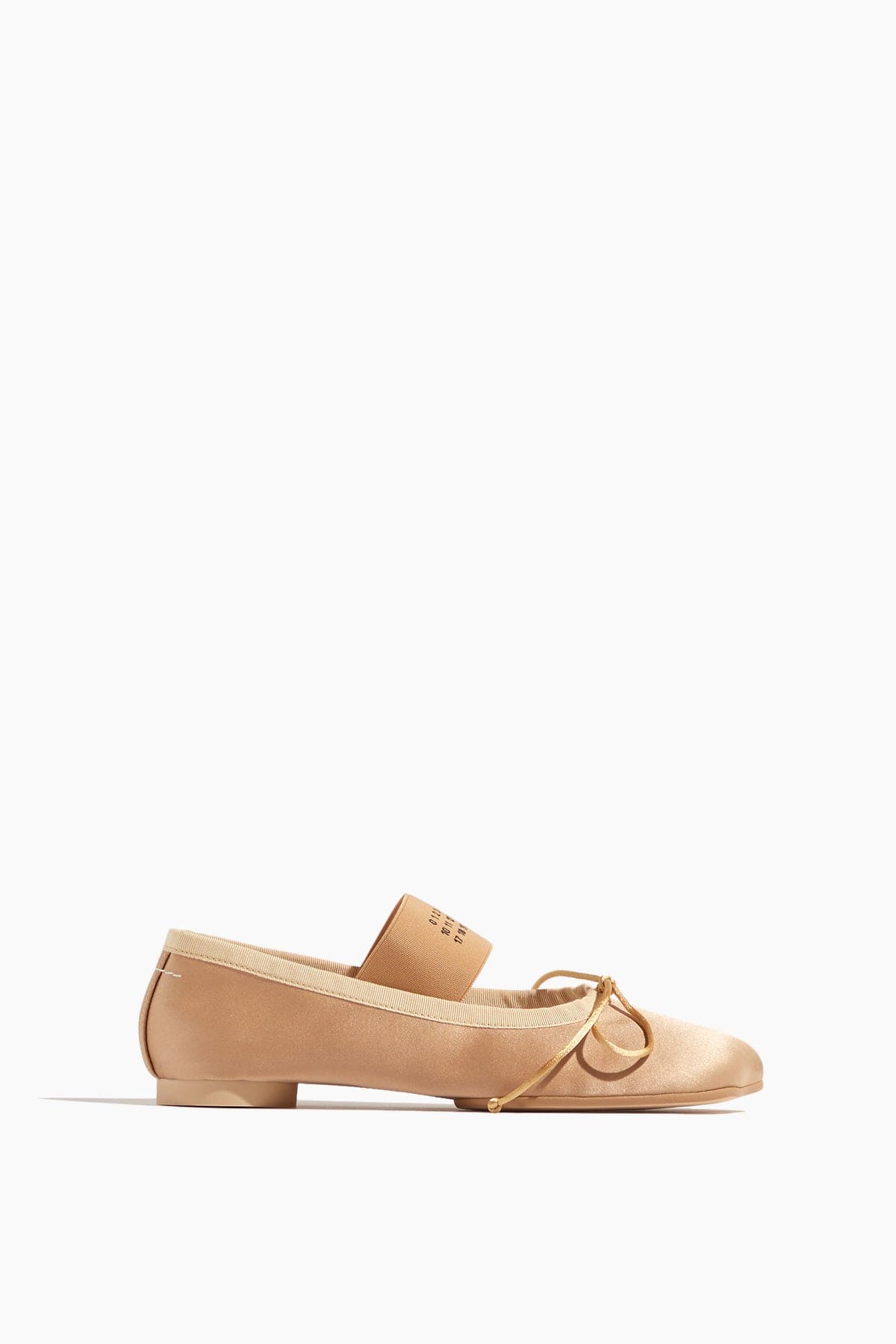 MM6 Maison Margiela Ballet Shoes in Cuban Sand - Neutrals - Size: 39.5