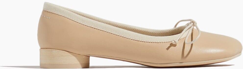 MM6 Maison Margiela Ballet Shoes in Nude - Neutrals - Size: 36.5