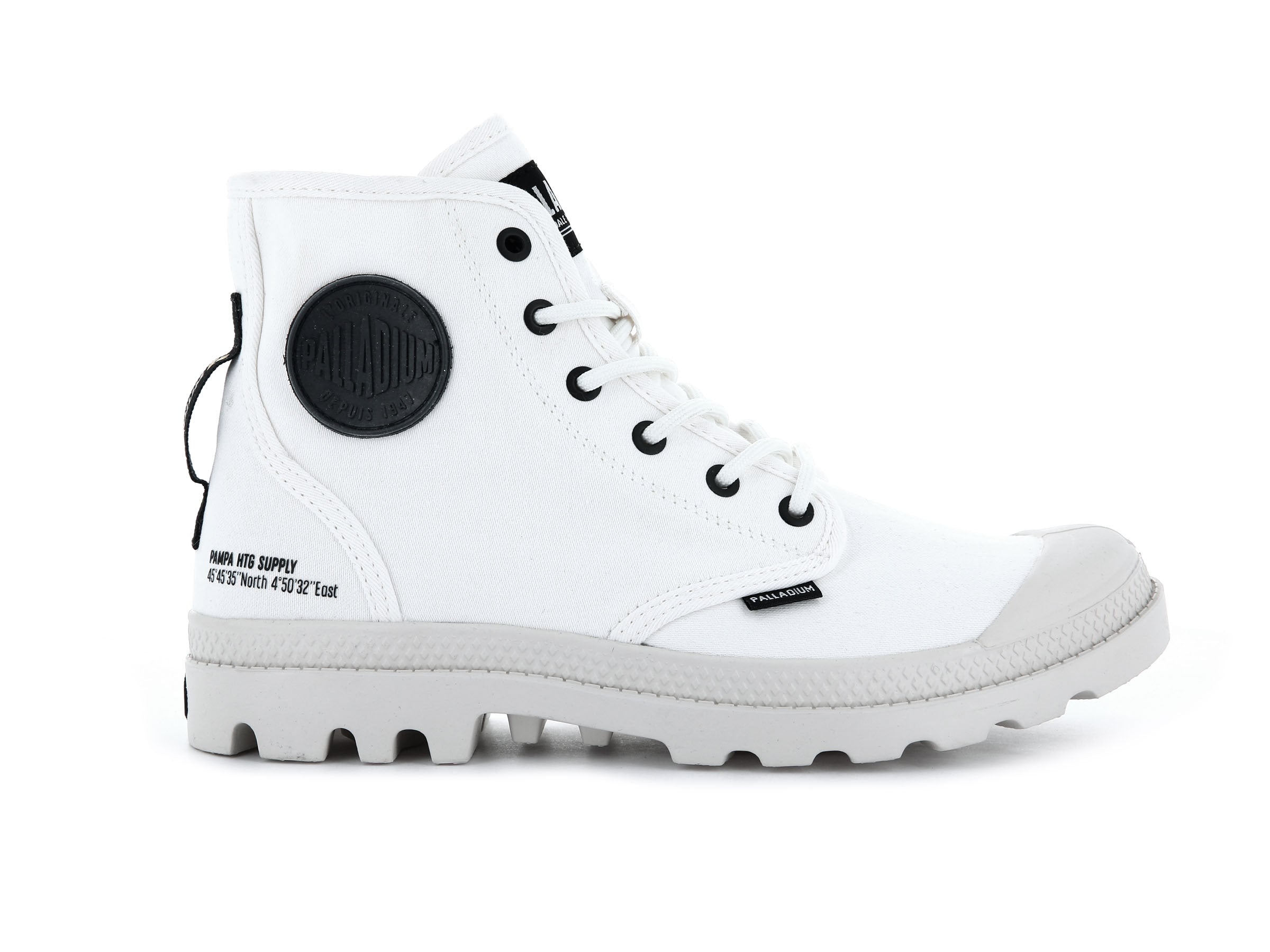 PALLADIUM-US Palladium Boots Unisex Pampa Hi Htg Supply Star White - STAR WHITE - Size: 9 10.5 9