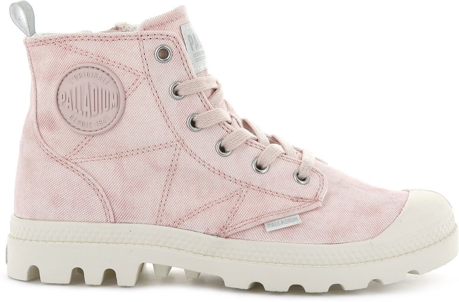 PALLADIUM-US Palladium Boots Womens Pampa Zip Desertwash Pink - PINK - Size: 8.5