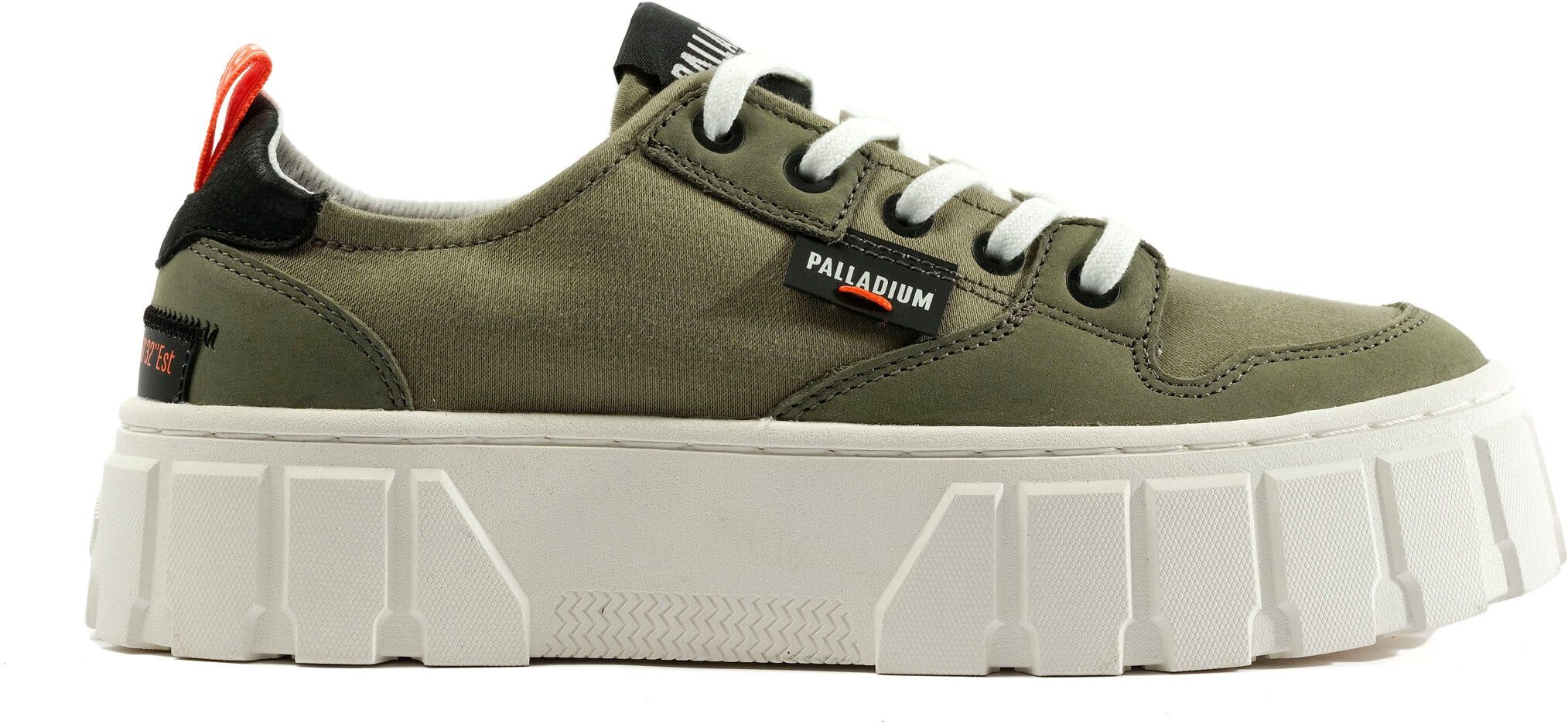 PALLADIUM-US Palladium Boots Womens Pallatower Lo Vetiver - VETIVER - Size: 9