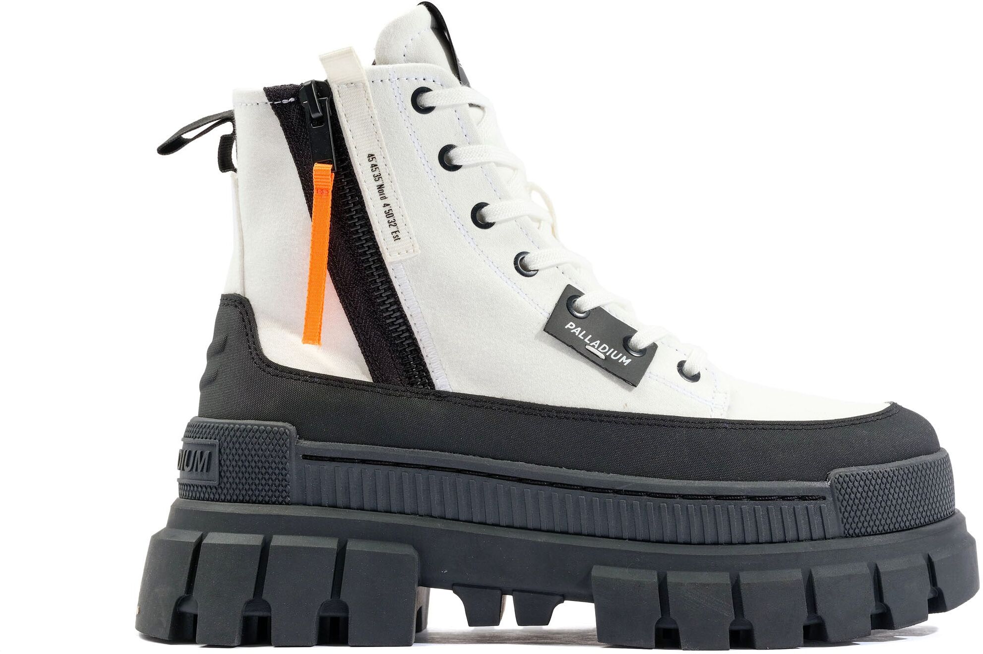 PALLADIUM-US Palladium Boots Womens Revolt Boot Zip Tx Star White - STAR WHITE - Size: 9