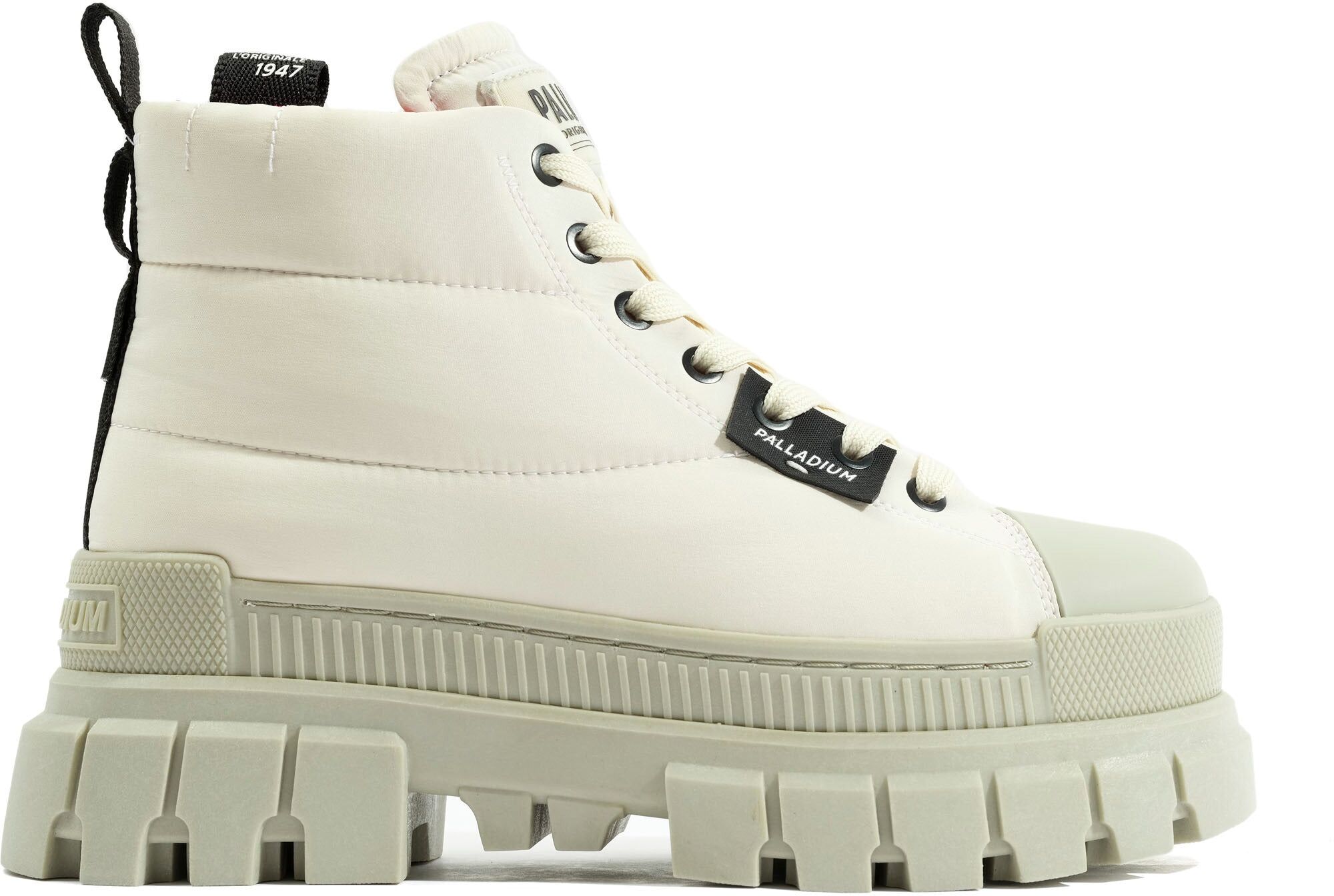 PALLADIUM-US Palladium Boots Womens Revolt Boot Overcush Almond Milk - ALMOND MILK - Size: 6.5