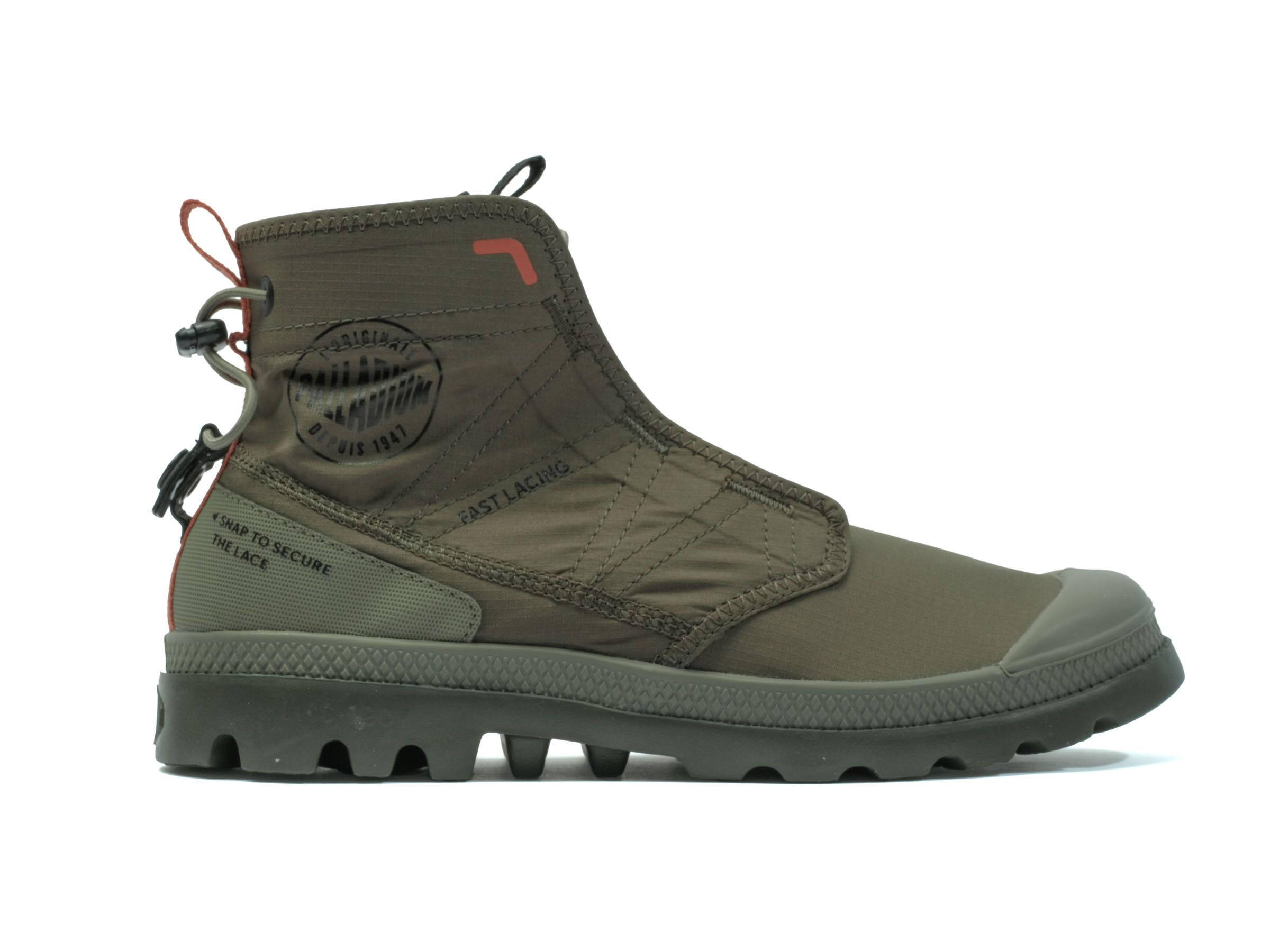 PALLADIUM-US Palladium Boots Unisex Pampa Travel Lite Rs Olive Night - OLIVE NIGHT - Size: 11 12.5