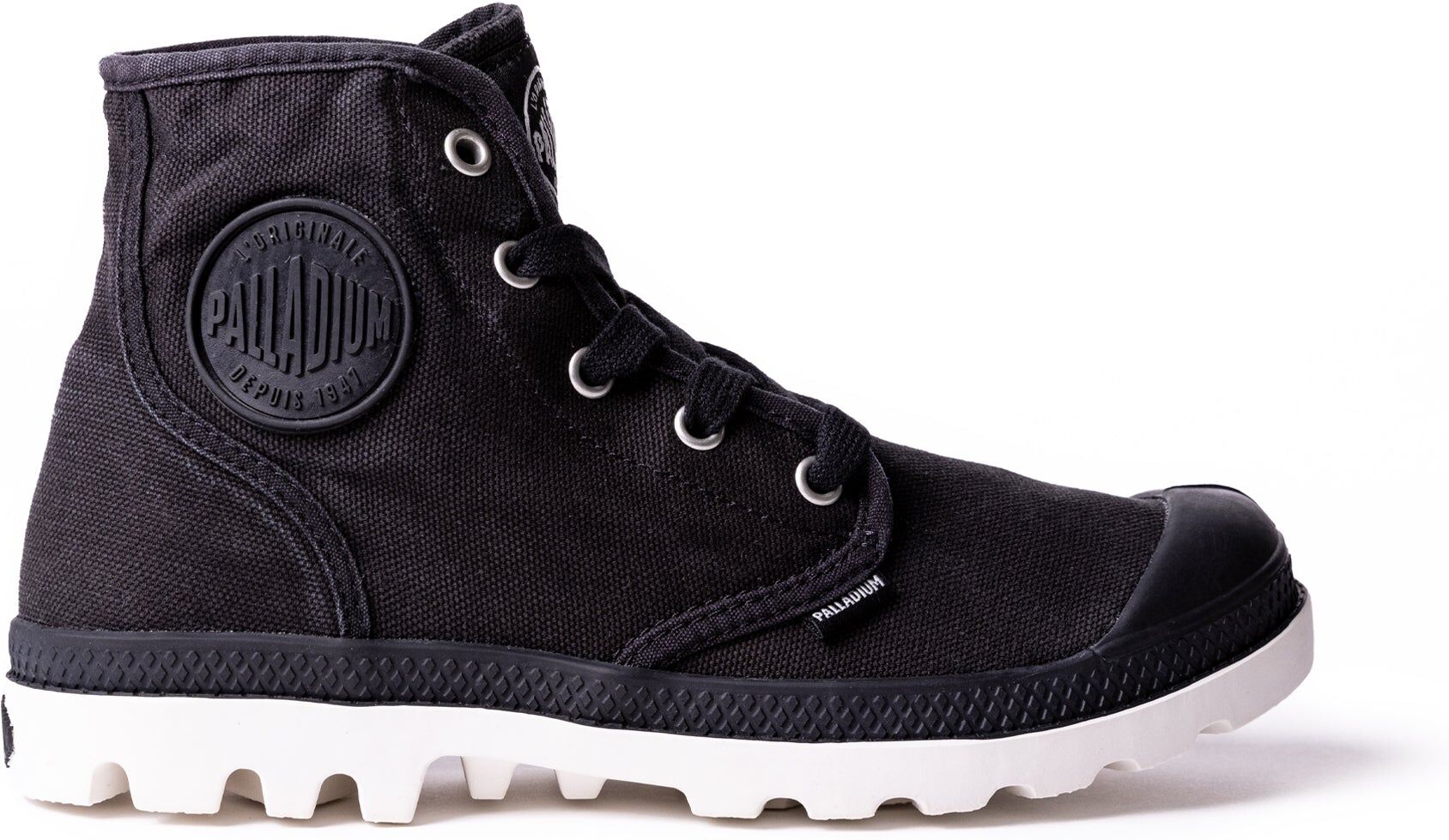 PALLADIUM-US Palladium Boots Womens Pampa Hi Black/marshmallow - BLACK/MARSHMALLOW - Size: 8