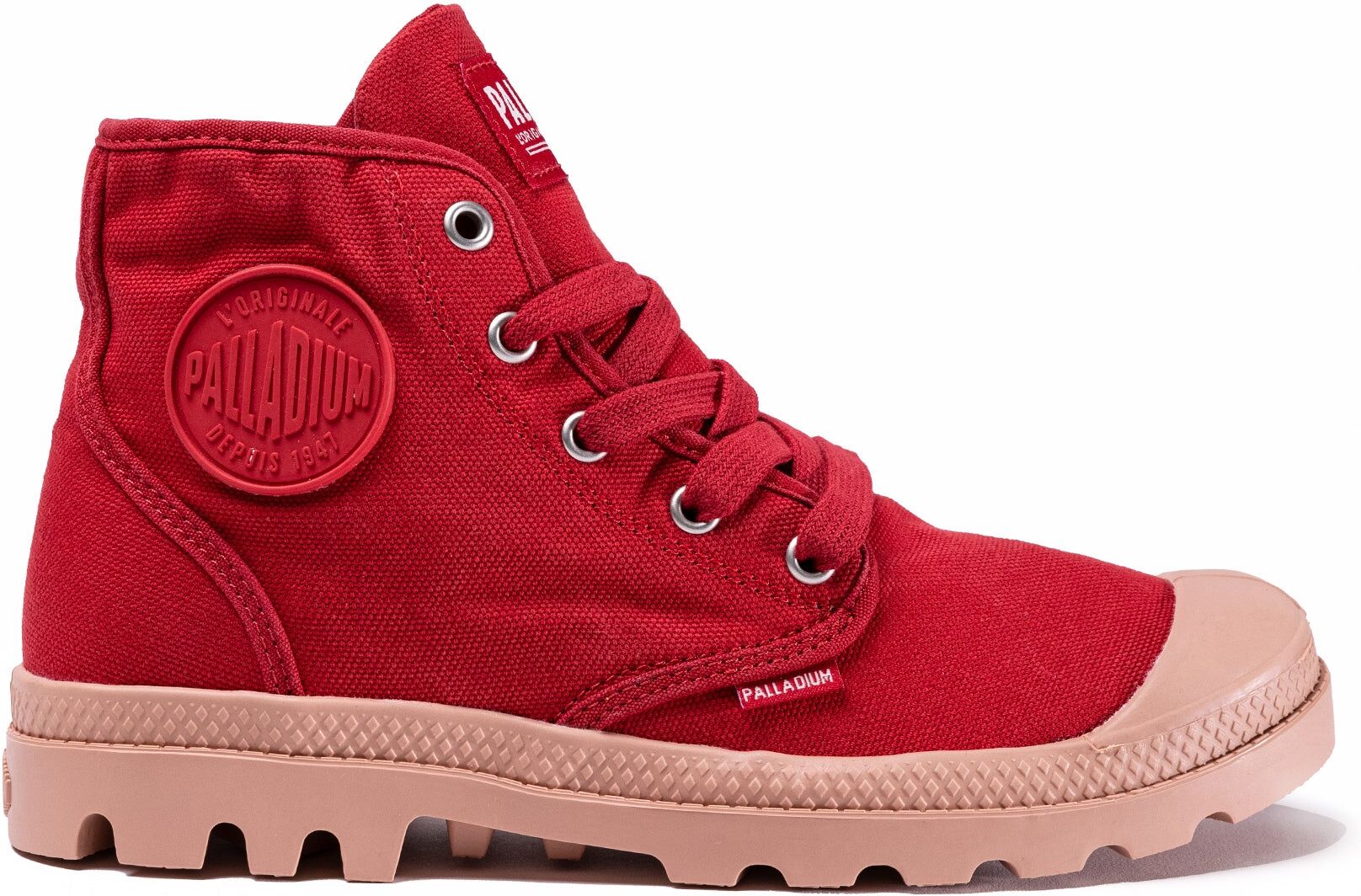 PALLADIUM-US Palladium Boots Womens Pampa Hi Red Salsa - RED SALSA - Size: 6.5