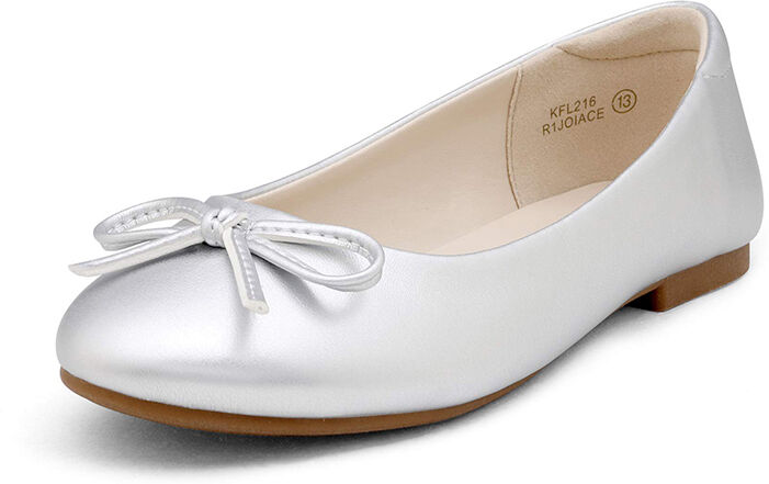 DREAM PAIRS Girl s Fashion Bow Ballet Flats - US Size - Footware