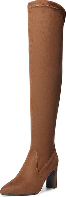 DREAM PAIRS Stretch Thigh High Boots - US Size - Footware