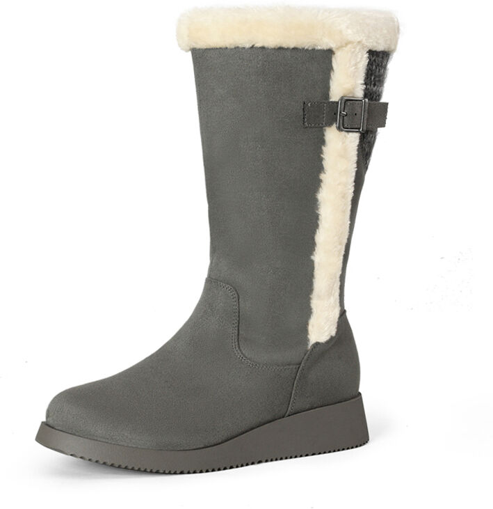 DREAM PAIRS Women s Winter Fur Lined Mid Calf Snow Boots - US Size - Footware