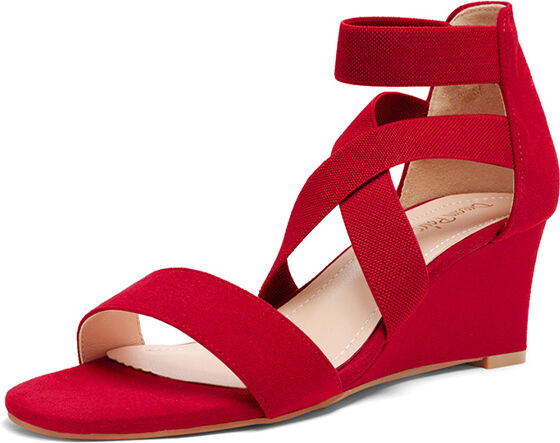 DREAM PAIRS Ankle Strap Wedge Heel Sandals - US Size - Footware