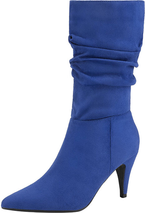 DREAM PAIRS Mid Calf High Heel Boots - US Size - Footware