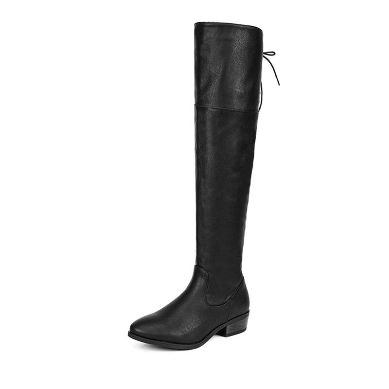 DREAM PAIRS Block Heel Over The Knee High Boots - US Size - Footware