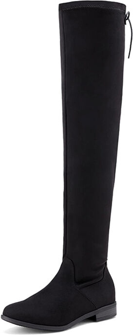 DREAM PAIRS Block Heel Over The Knee High Boots - US Size - Footware