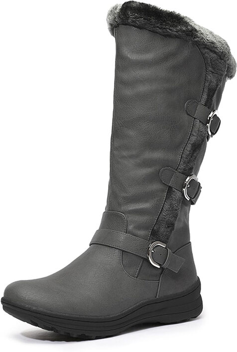 DREAM PAIRS Wide Calf Snow Knee High Boots - US Size - Footware