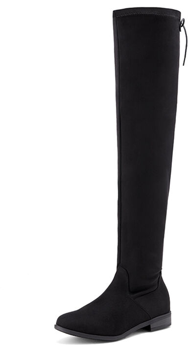 DREAM PAIRS Low Heel Thigh High Boots - US Size - Footware