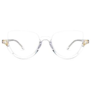 Vooglam Optical Sylvia - Cat Eye Crystal Clear Eyeglasses